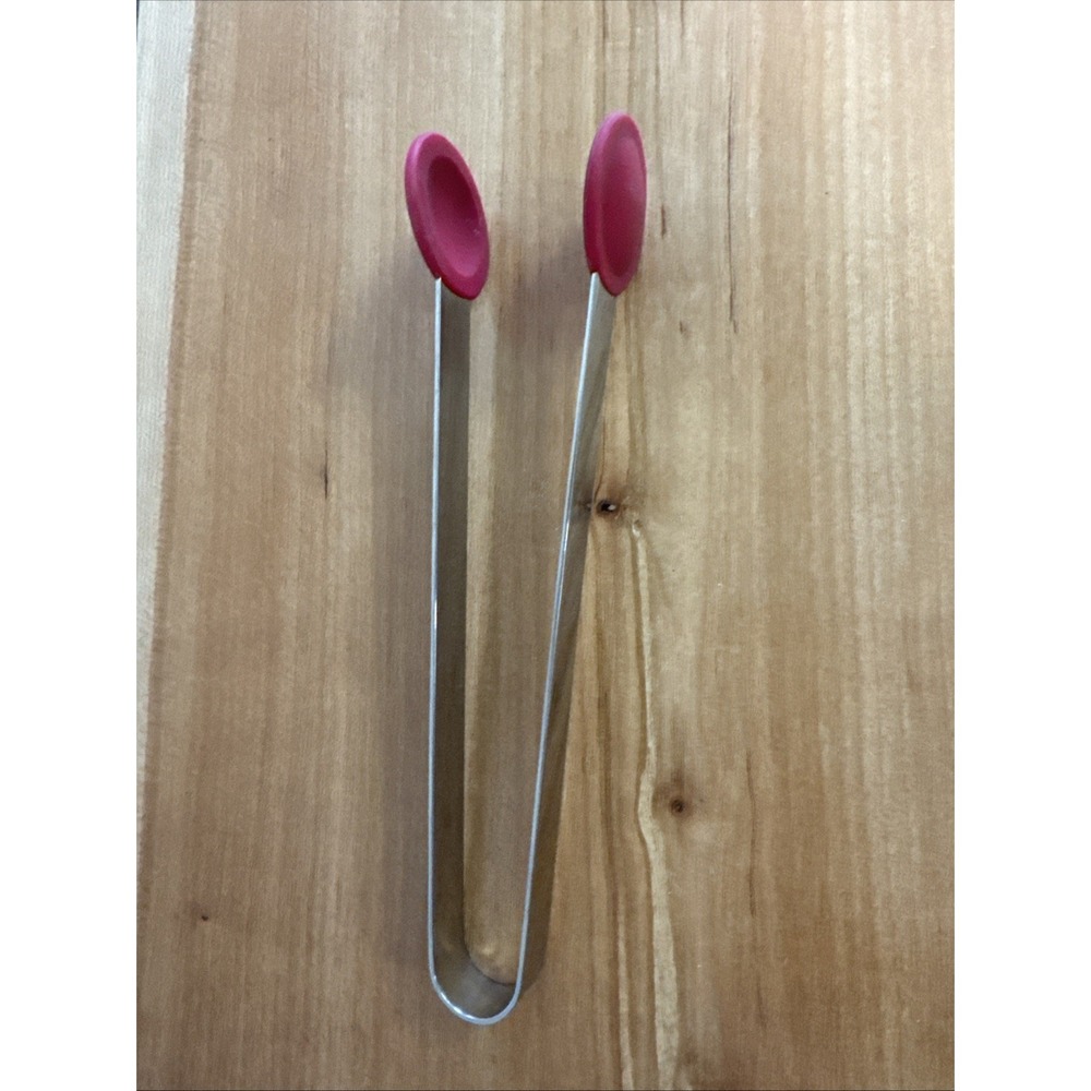 Oneida Metal Tongs With Round Ted Silicone Tips Kitchenware
